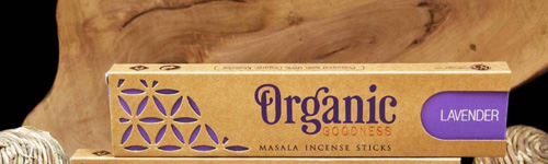 pack of organic goodness lavender incense sticks